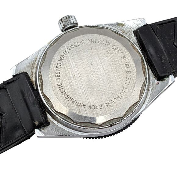 Vintage 1960s Wolbrook Skindiver Wristwatch *AS IS/For Parts/Repair - Picture 3 of 6